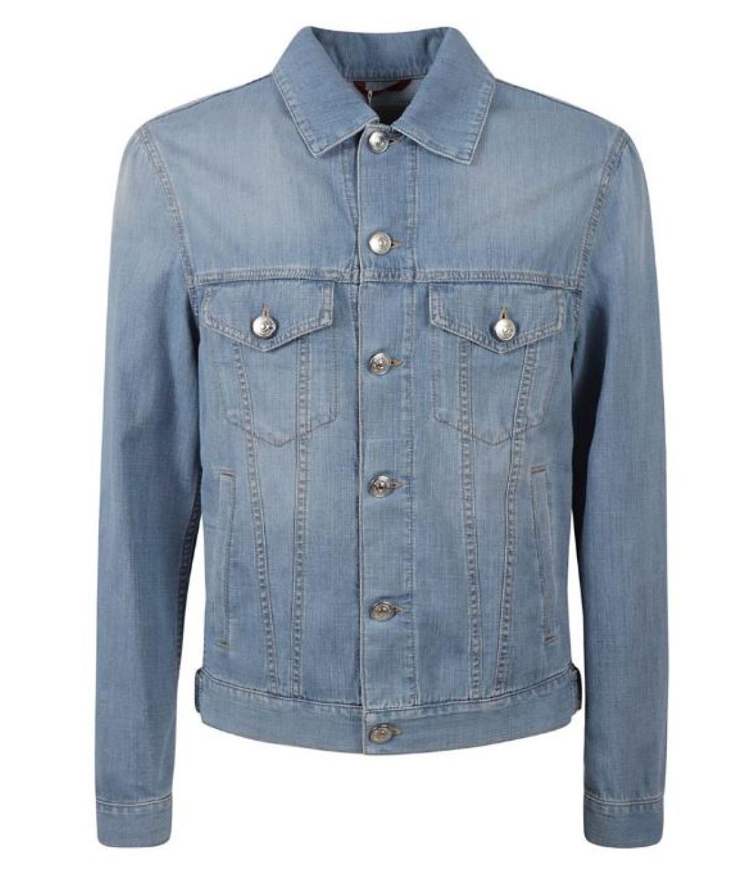 BRUNELLO CUCINELLI Голубая деним куртка, фото 1