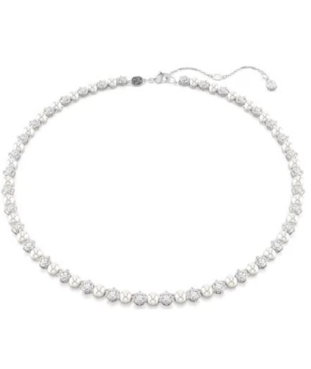 SWAROVSKI Серебряное металлическое колье, фото 1