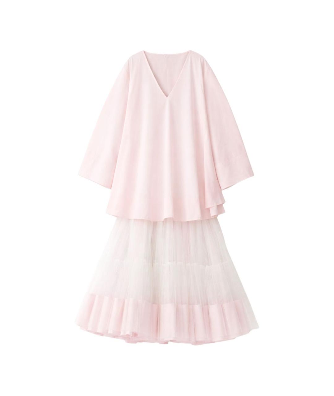 JACQUEMUS Розовое платье, фото 1