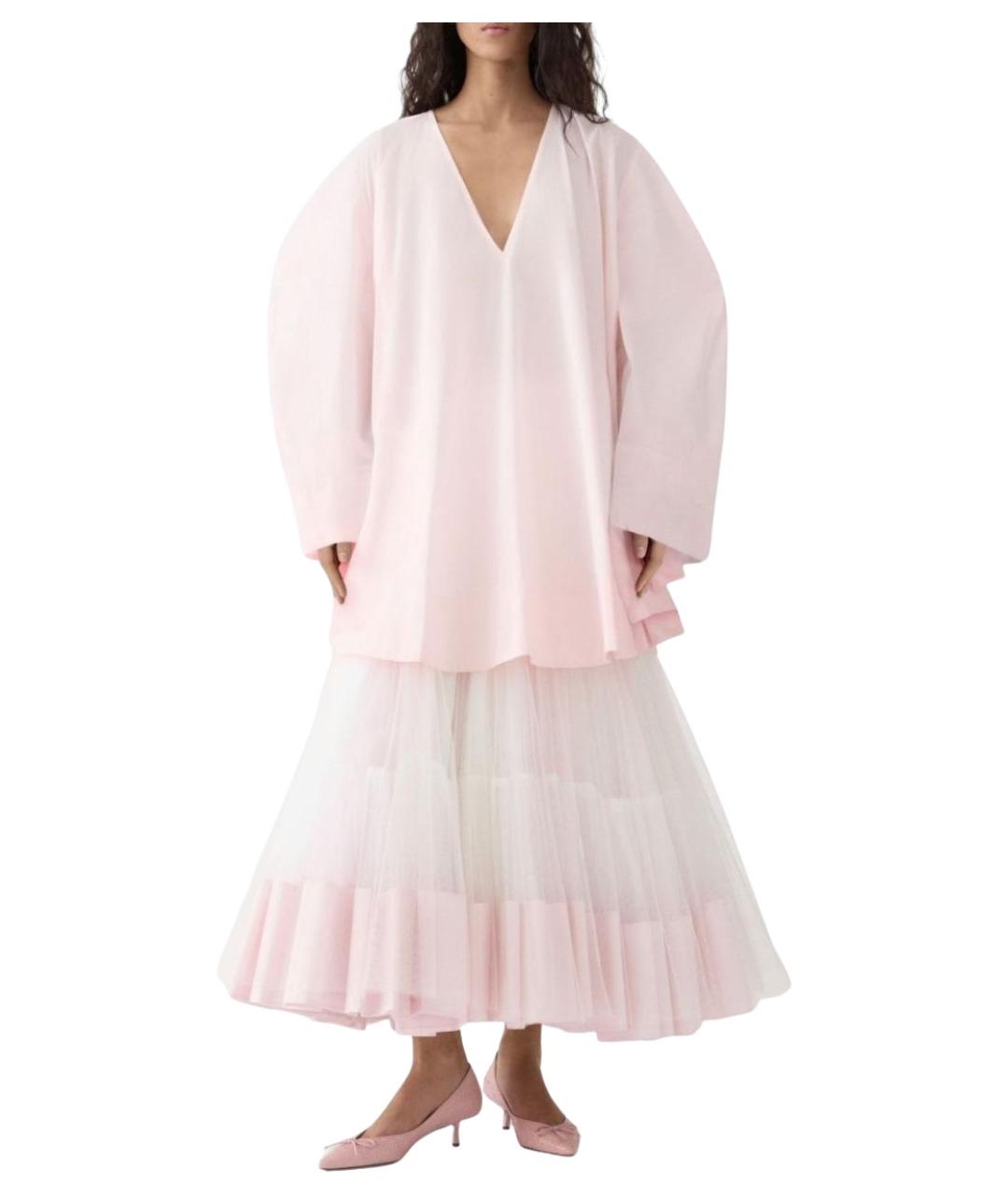 JACQUEMUS Розовое платье, фото 2