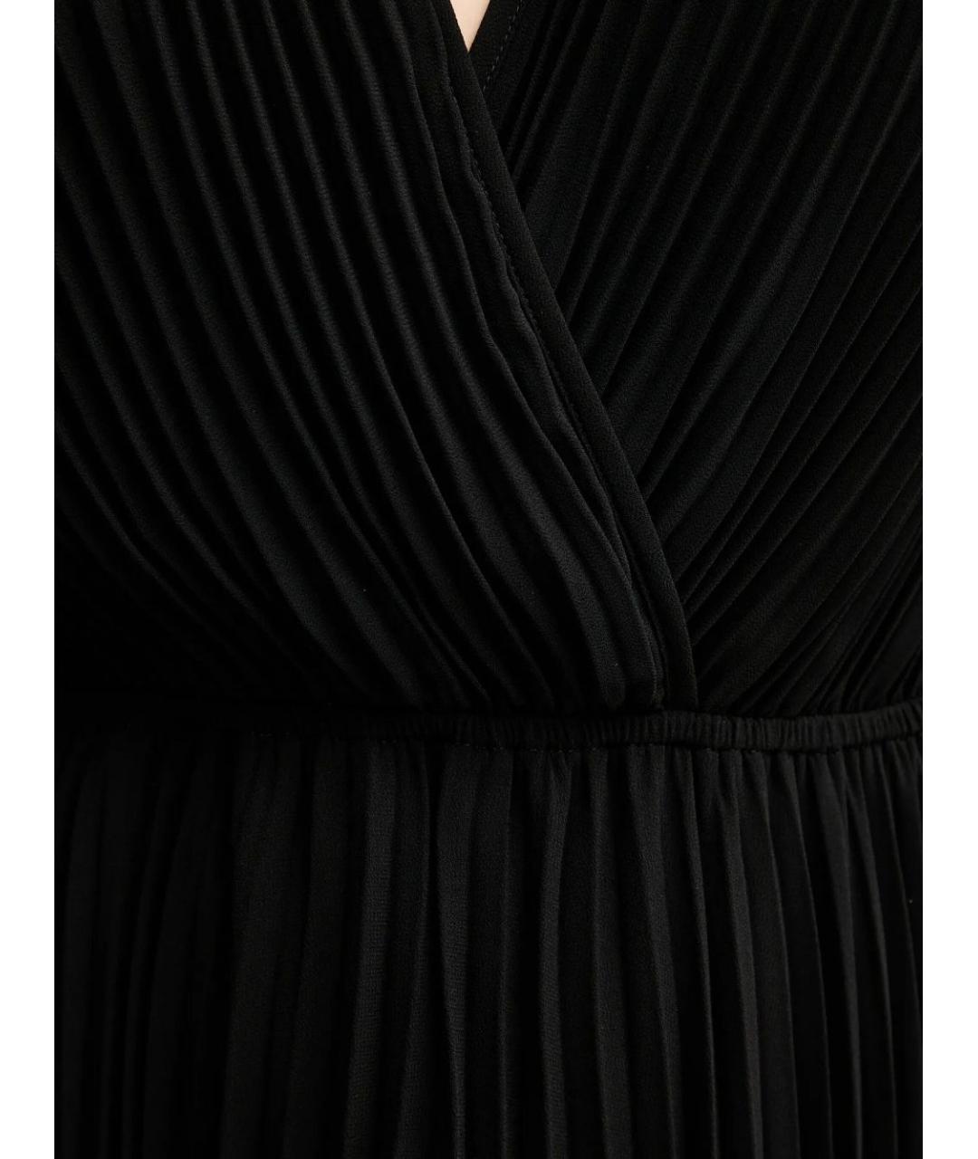 TWIN-SET Черное полиэстеровое вечернее платье, фото 3