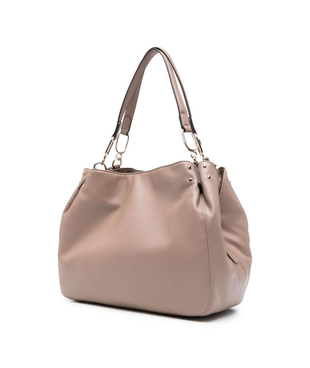 LIU JO Бежевая сумка тоут из искусственной кожи, фото 4