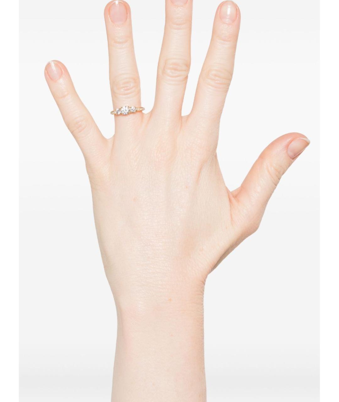 SWAROVSKI Золотое металлическое кольцо, фото 2