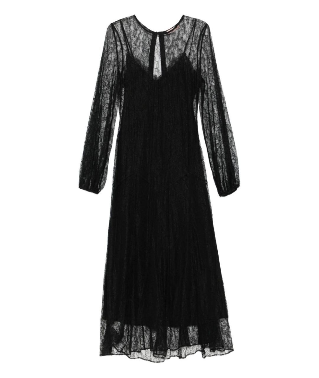 TWIN-SET Черное вечернее платье, фото 4