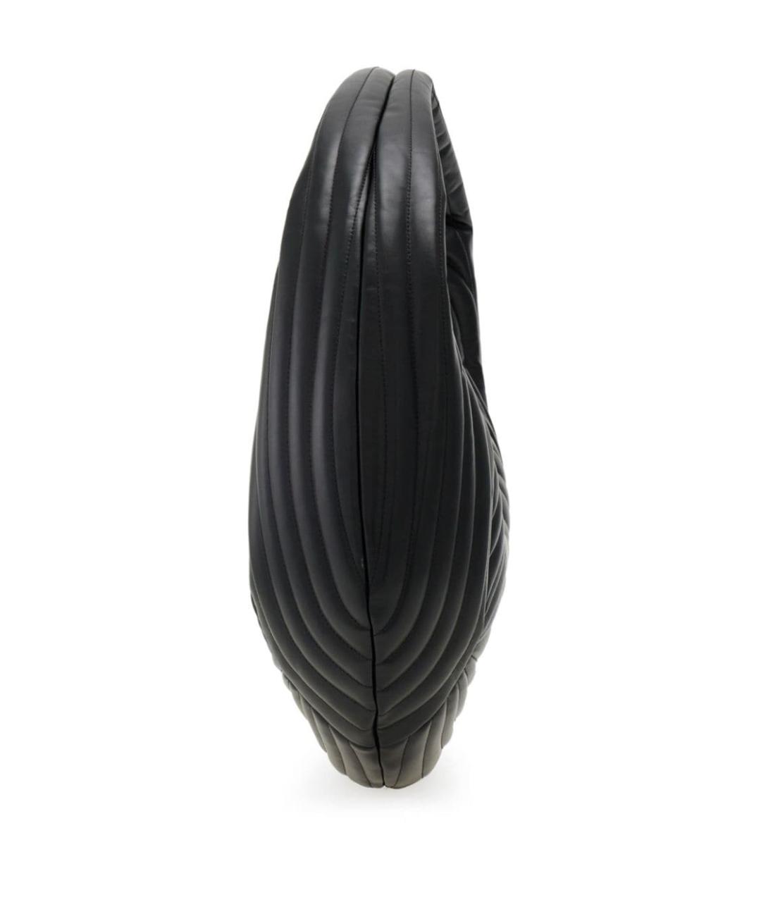 FERRAGAMO Черная кожаная сумка с короткими ручками, фото 2