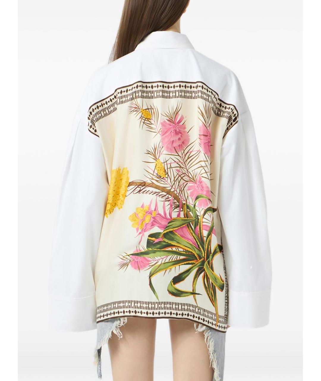 BLUMARINE Белая рубашка, фото 5