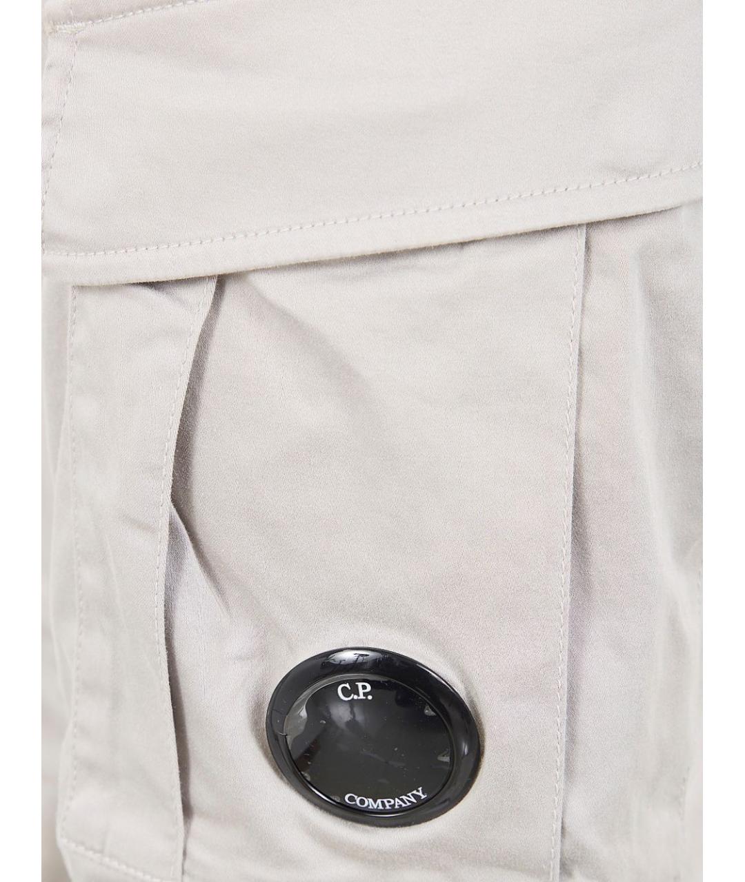 CP COMPANY Белые хлопковые повседневные брюки, фото 3