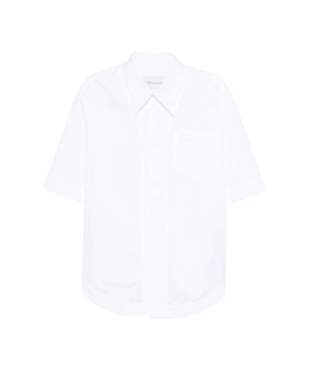 Ami Paris Белая хлопковая рубашка, фото 1