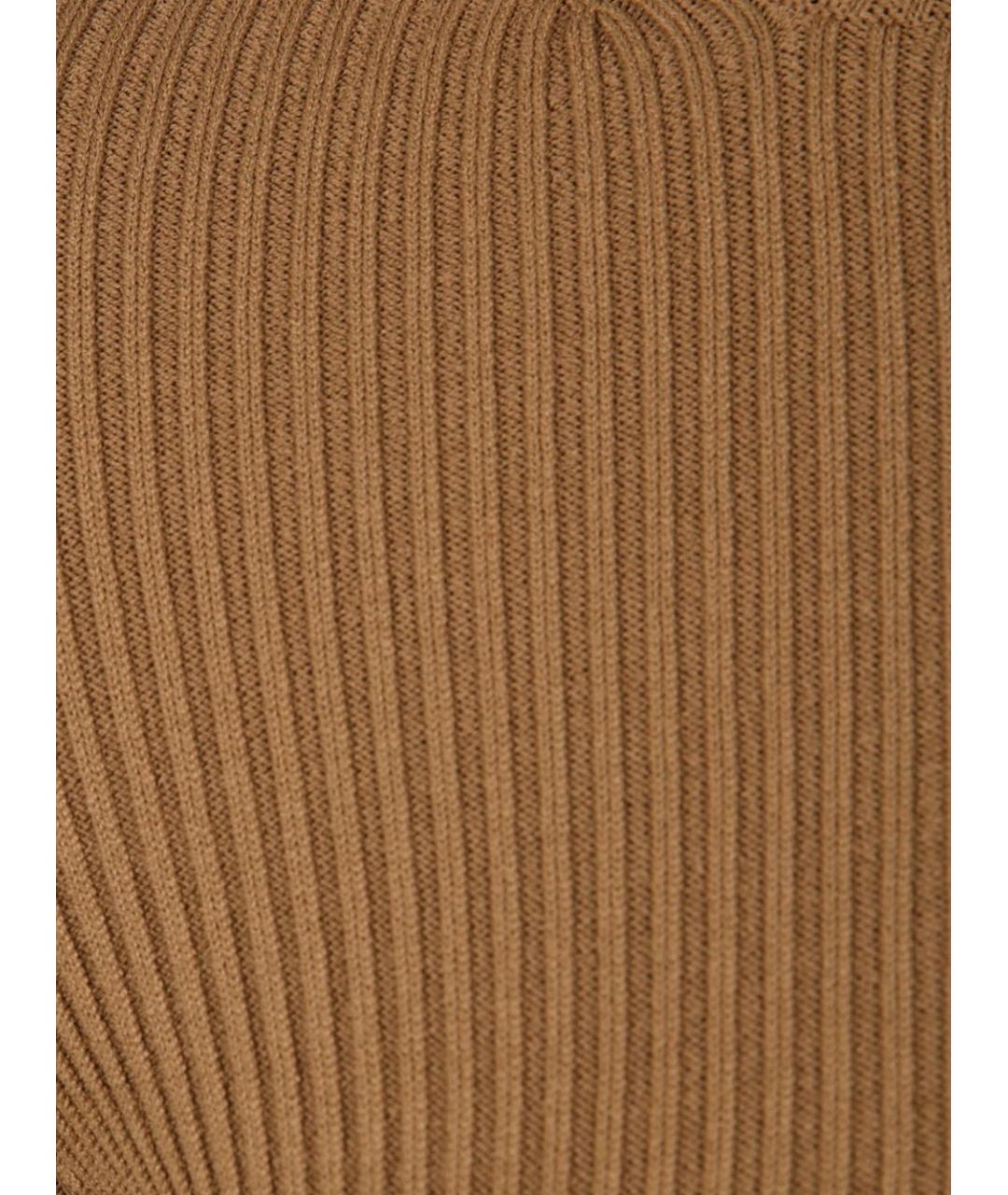 MAX MARA Коричневый вискозный джемпер / свитер, фото 2