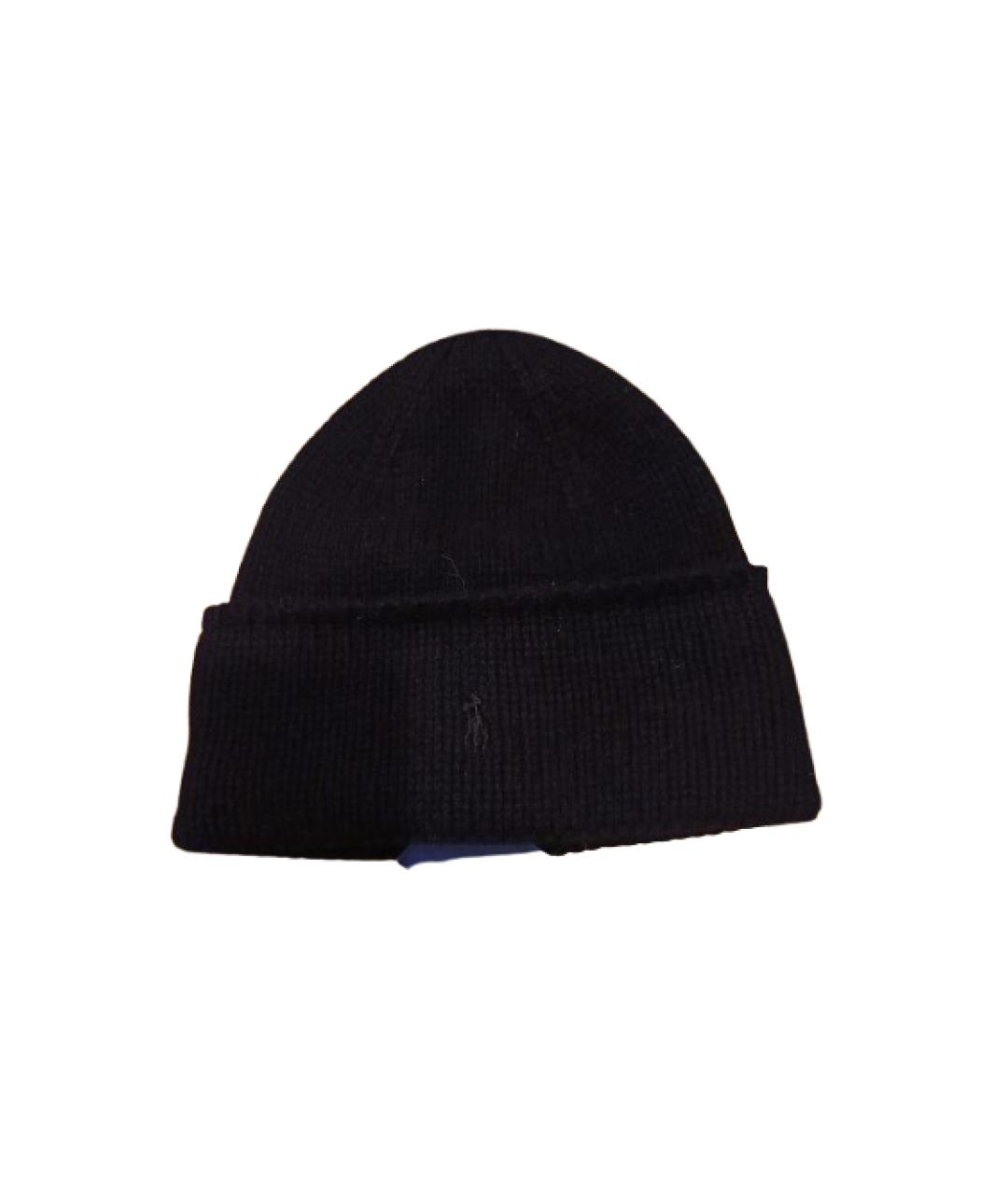 RALPH LAUREN Черная шапка, фото 2