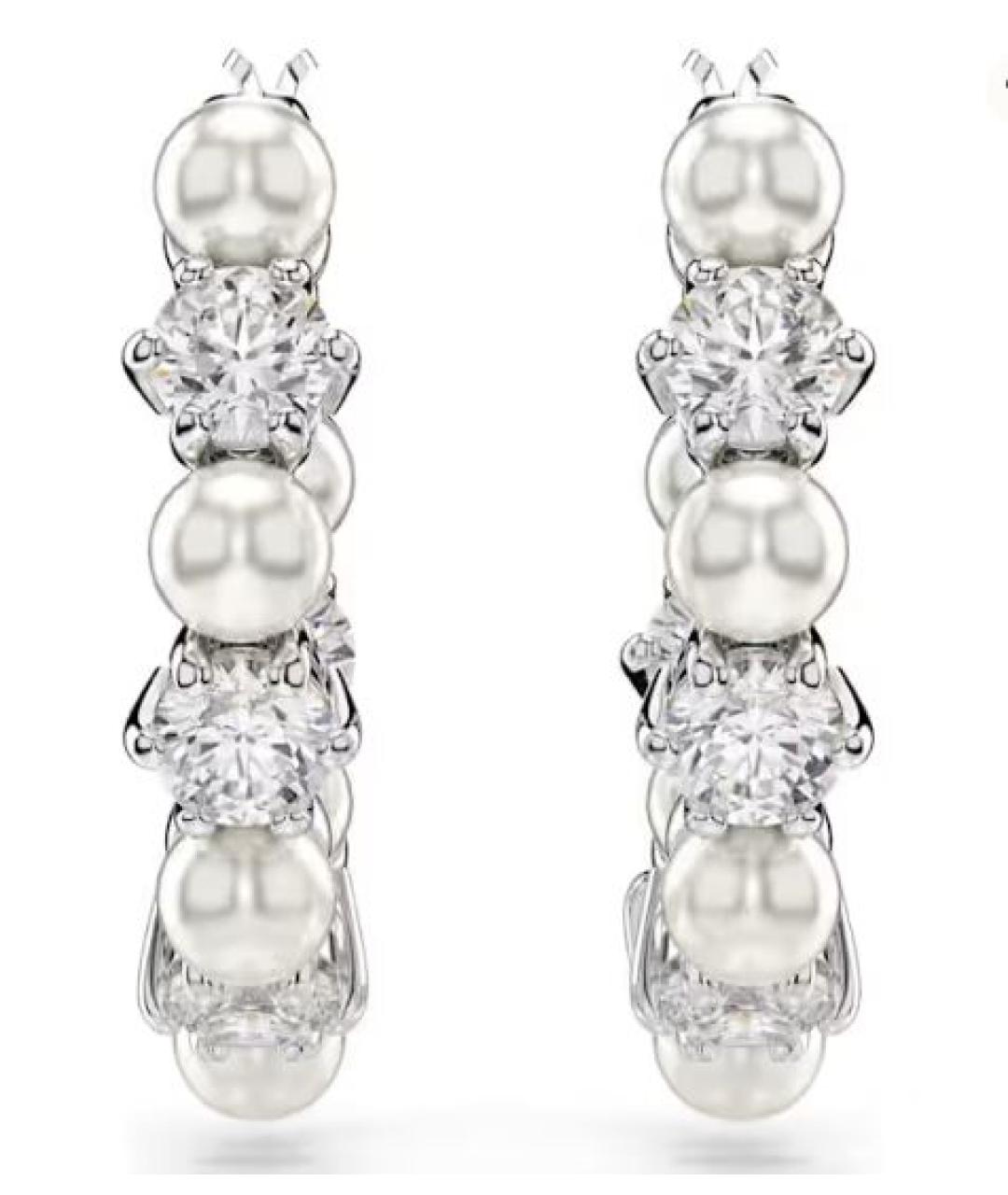 SWAROVSKI Серебряные металлические серьги, фото 2