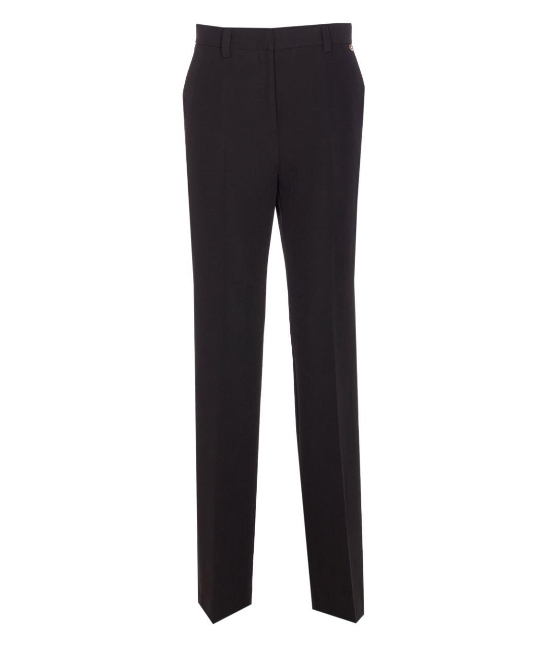 LIU JO Черные прямые брюки, фото 1