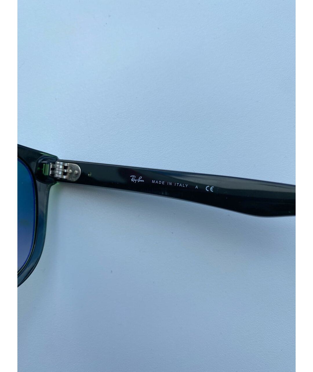 RAY BAN Зеленые пластиковые солнцезащитные очки, фото 6