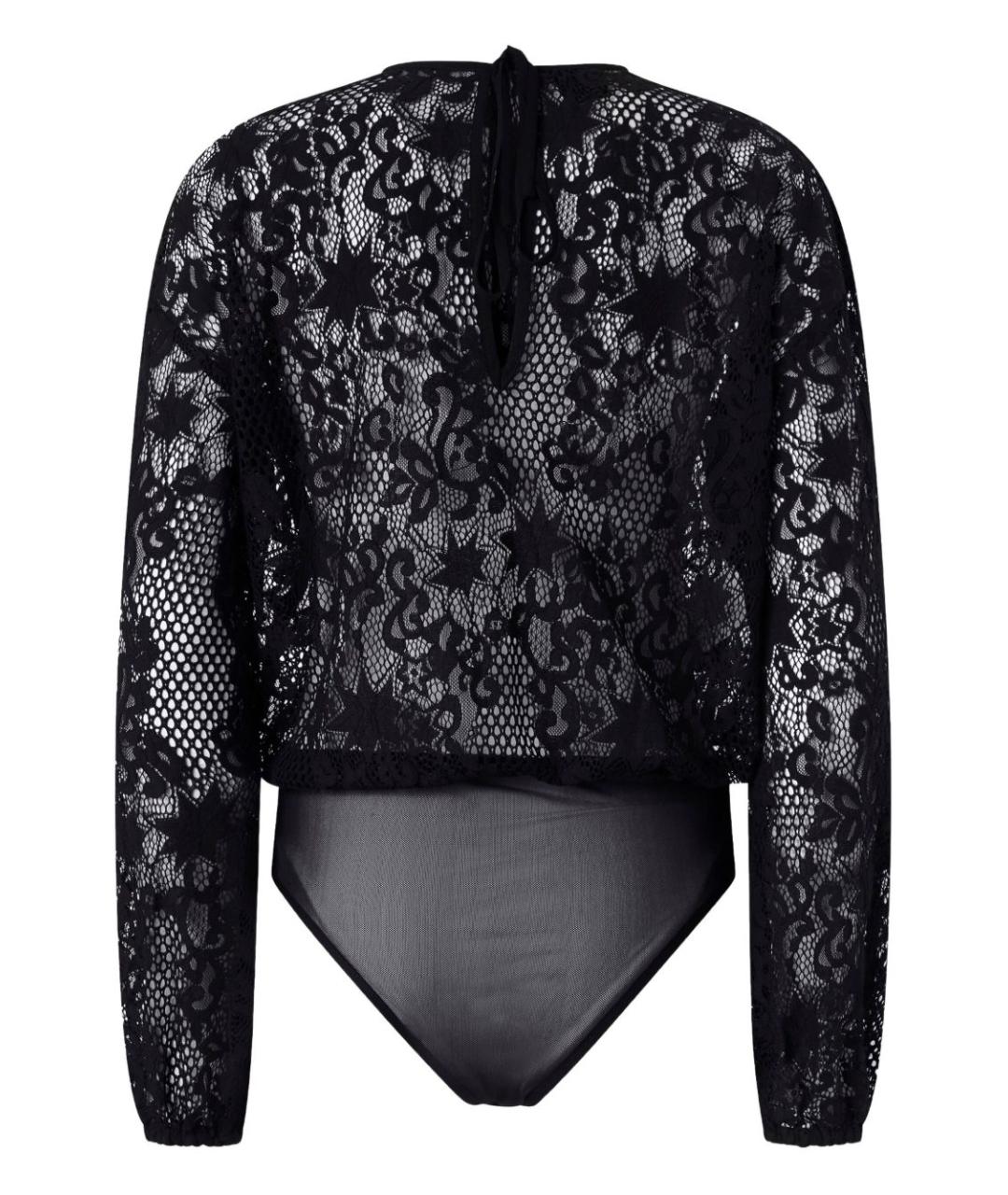 PINKO Черное хлопковое боди, фото 2