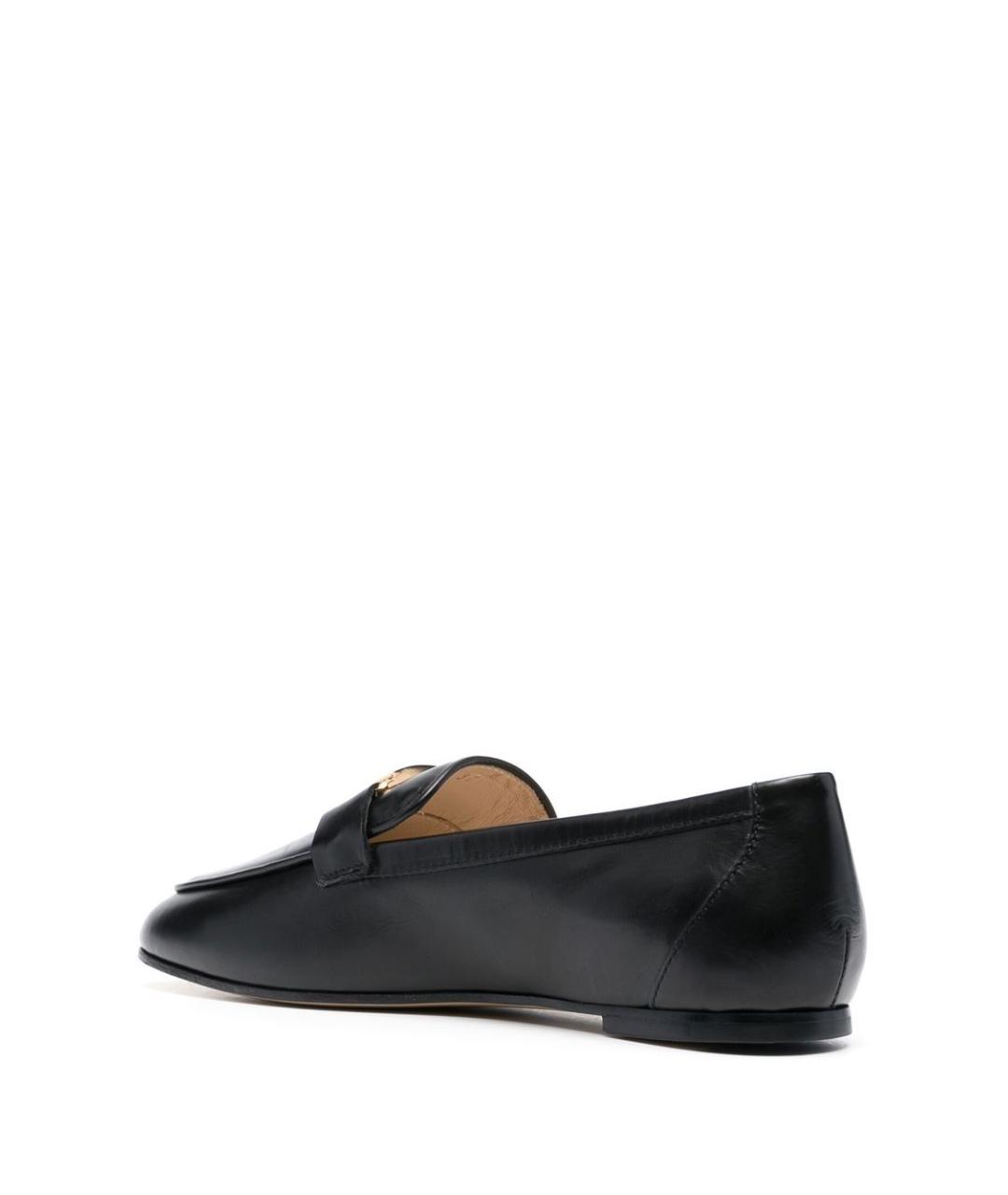 TOD'S Черные кожаные лоферы, фото 2