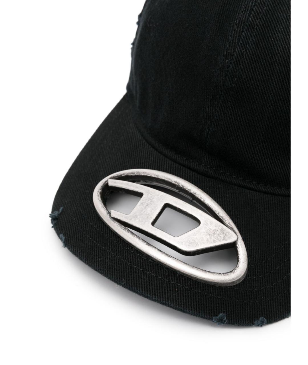 DIESEL Черная хлопковая кепка/бейсболка, фото 2