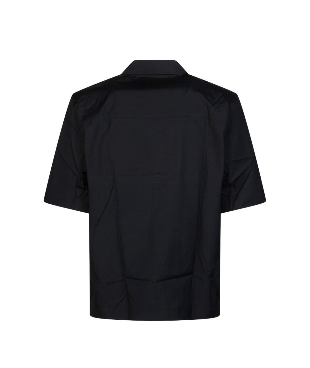 DIESEL Черная хлопковая кэжуал рубашка, фото 2