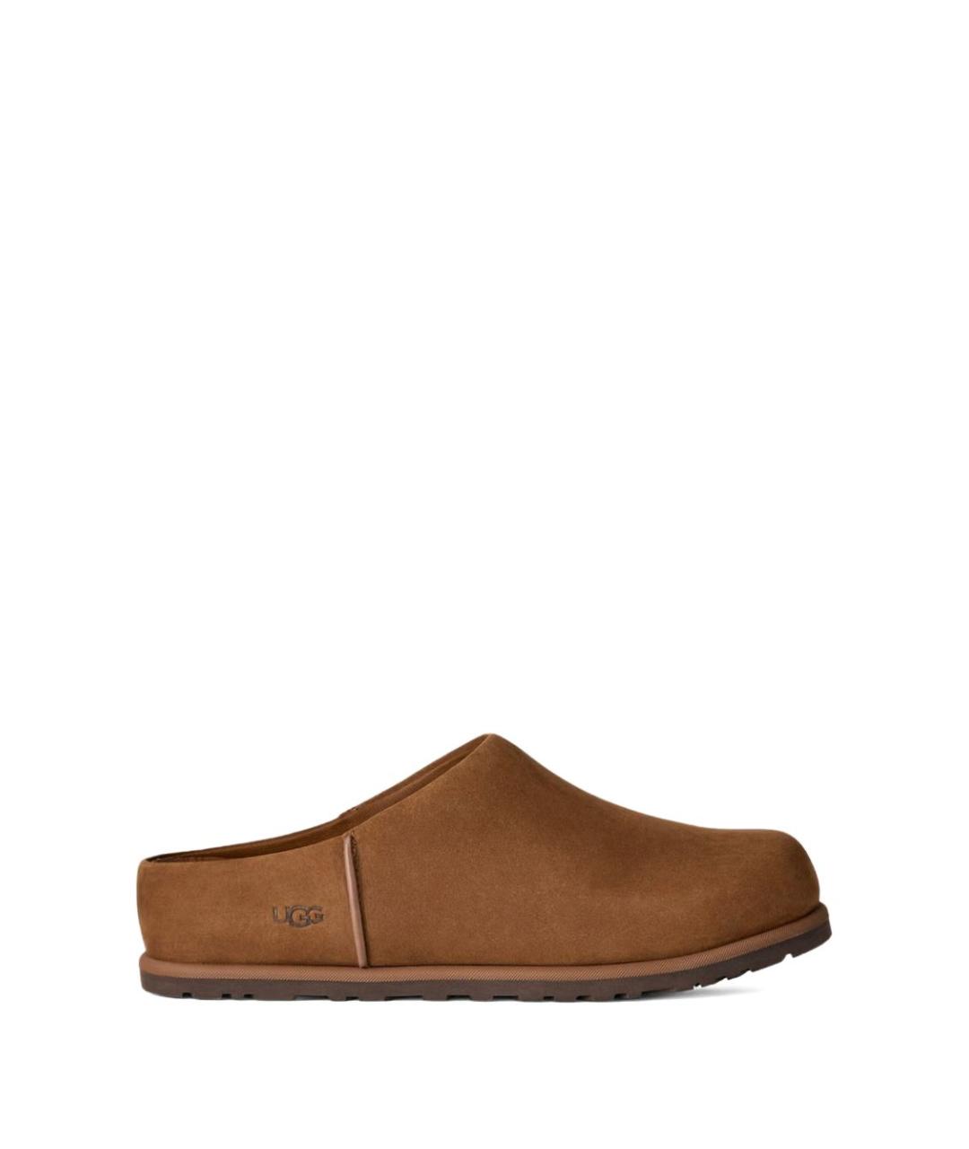 UGG AUSTRALIA Коричневые замшевые мюли, фото 1