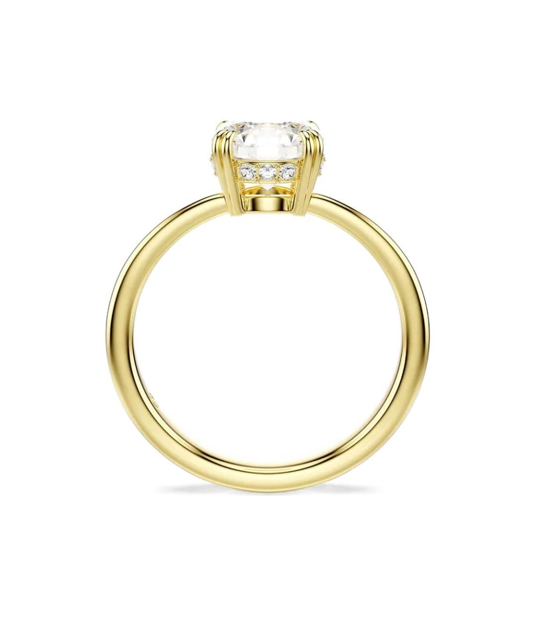 SWAROVSKI Золотое металлическое кольцо, фото 3