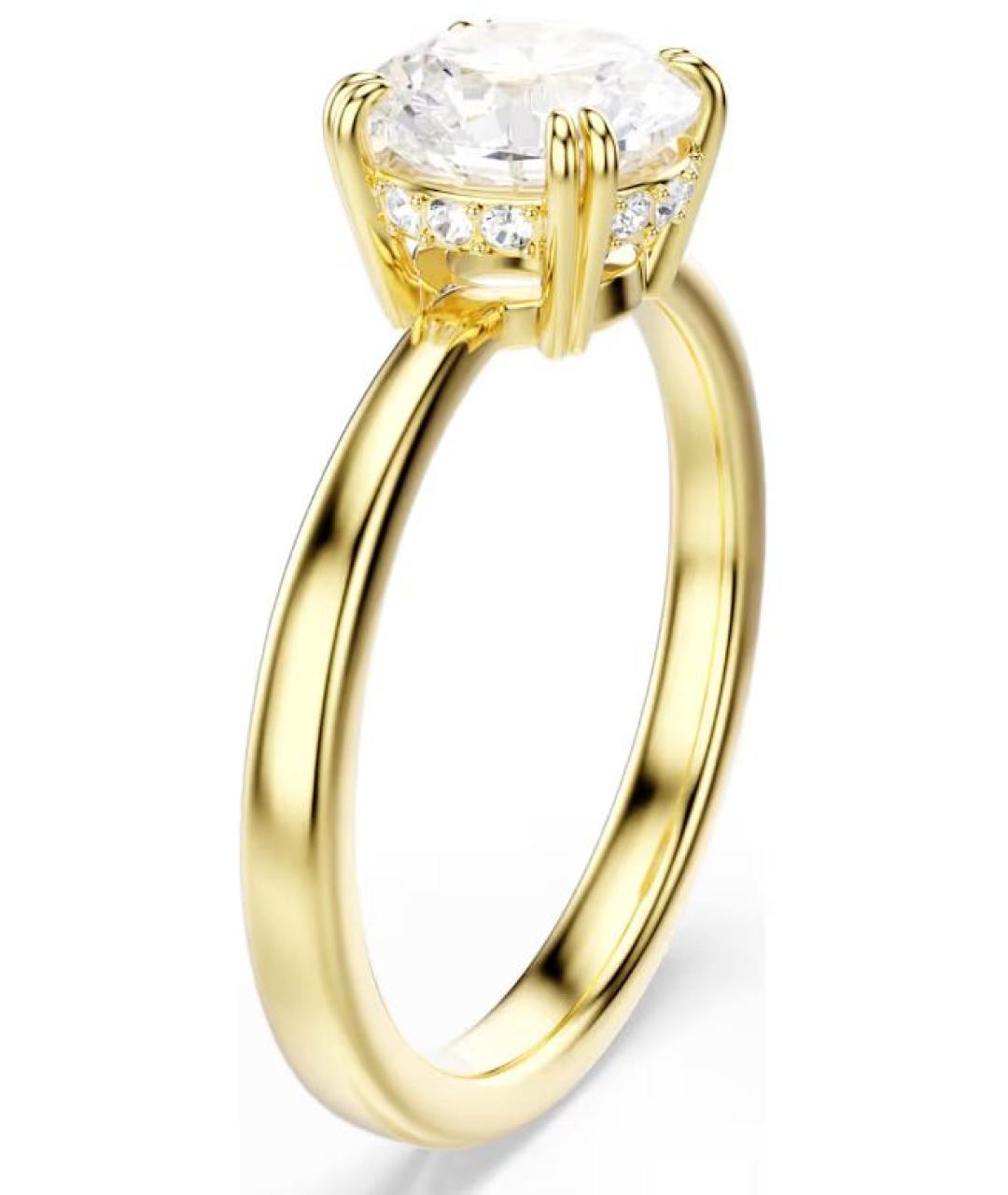 SWAROVSKI Золотое металлическое кольцо, фото 2