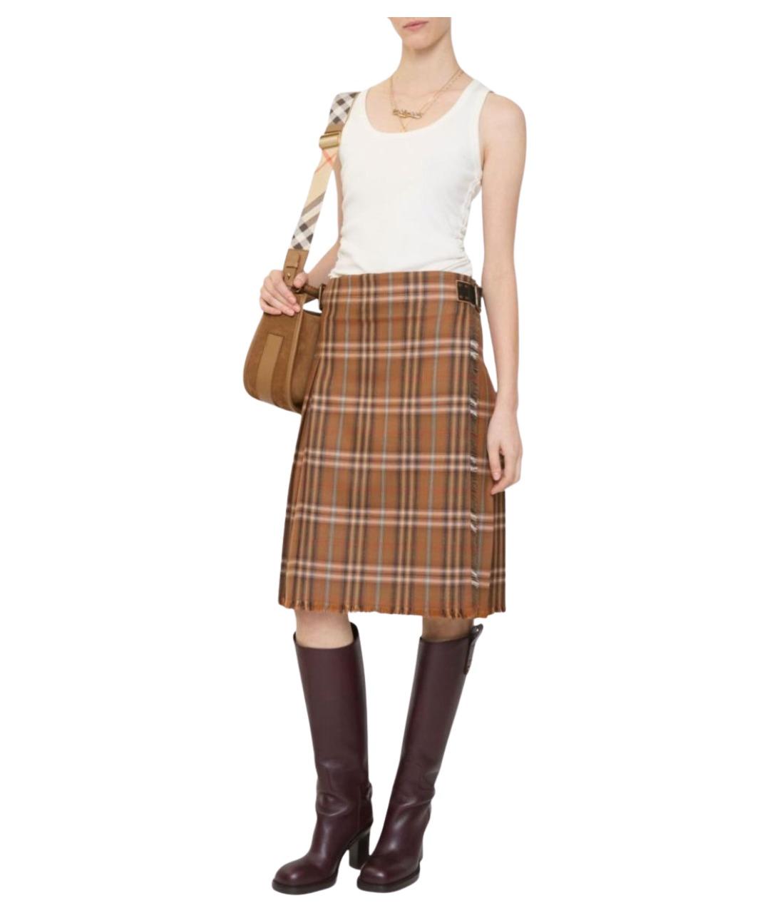 BURBERRY Юбка миди, фото 2