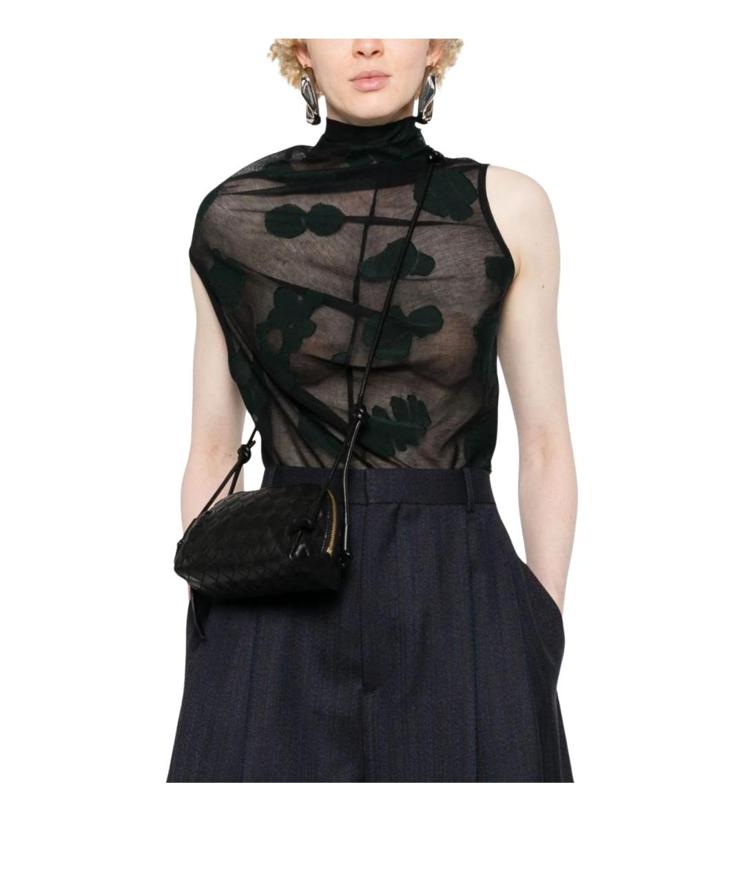 BOTTEGA VENETA Черная сумка с короткими ручками, фото 5