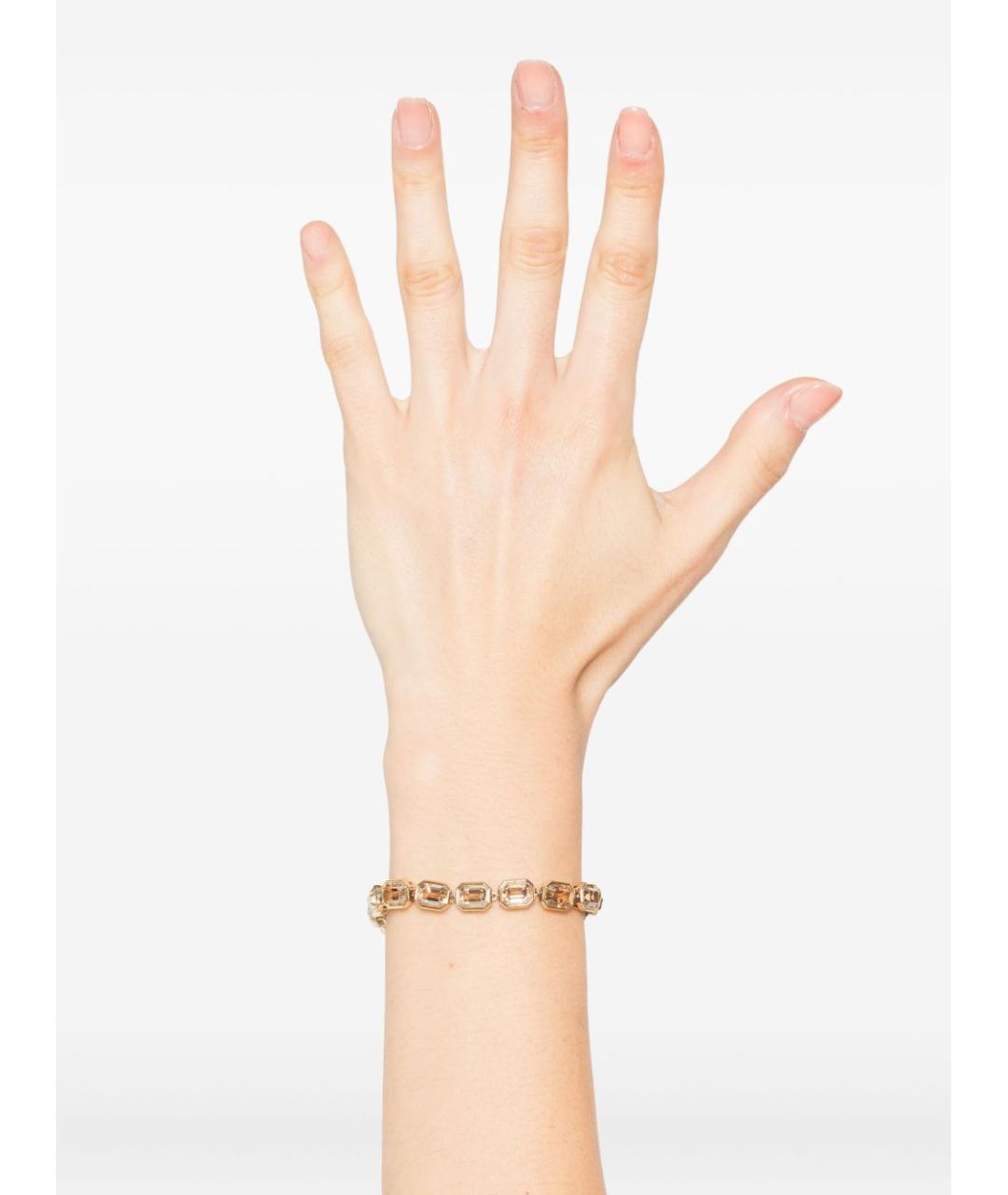 SWAROVSKI Золотой металлический браслет, фото 4