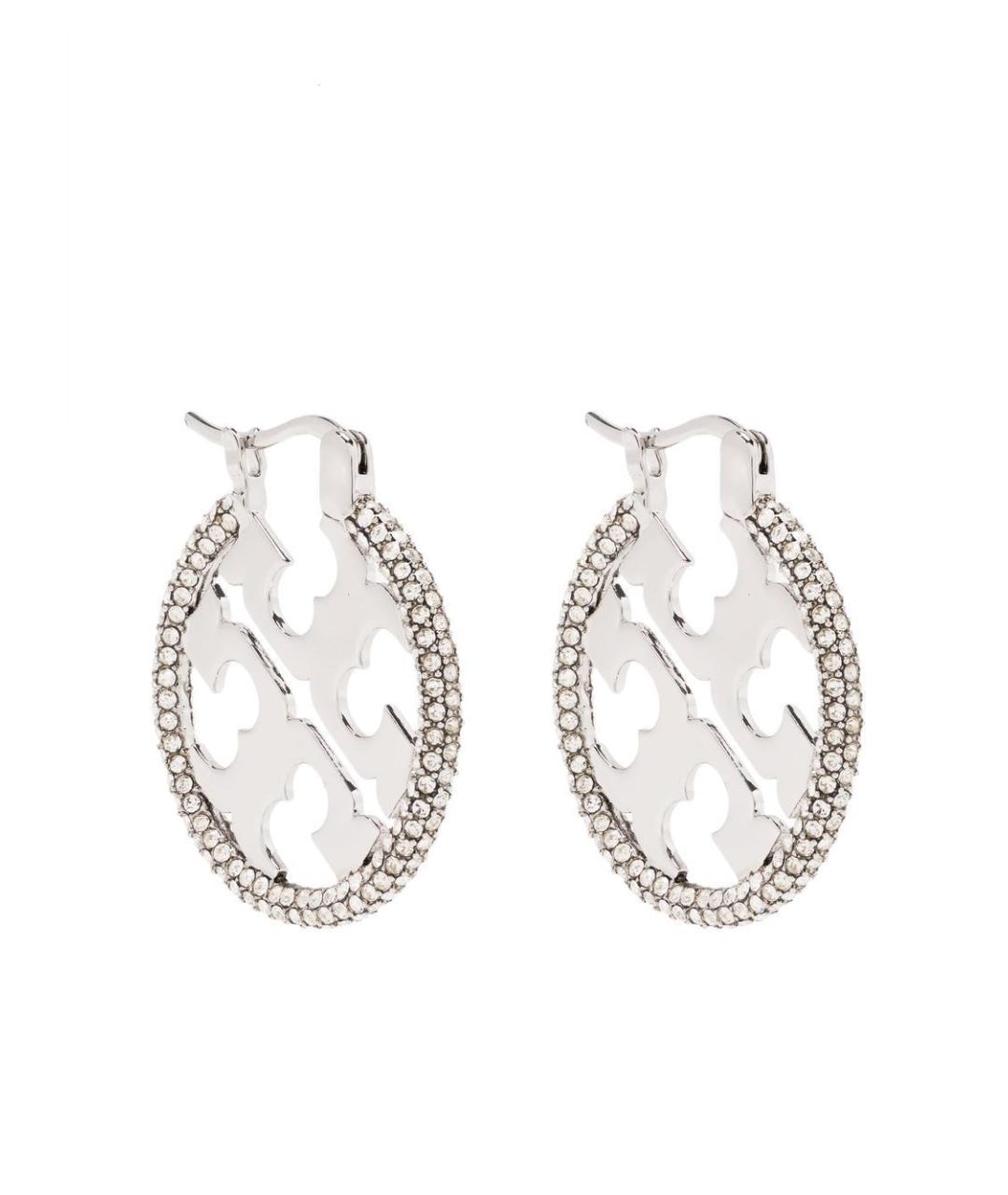 TORY BURCH Серебряные металлические серьги, фото 1