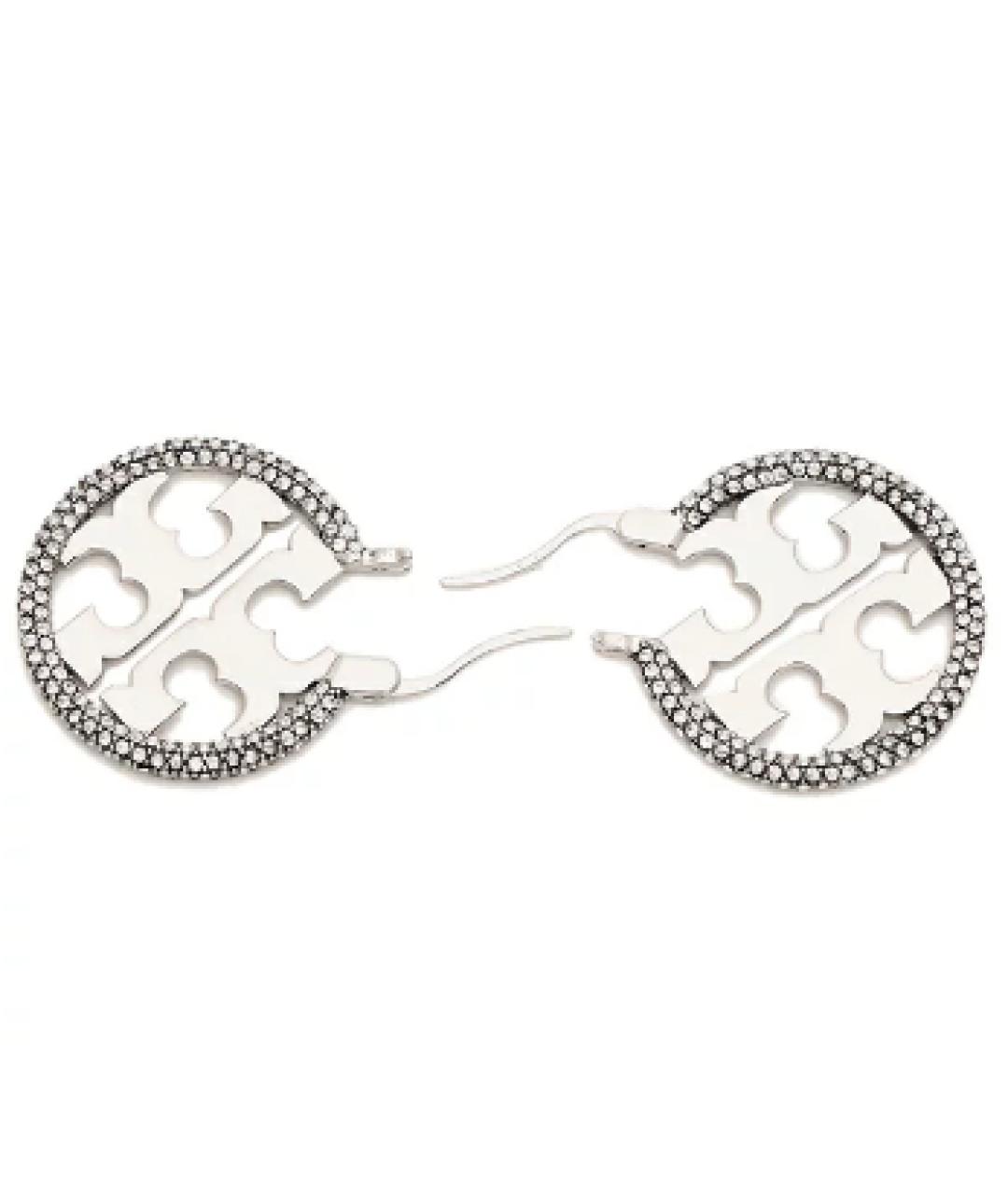 TORY BURCH Серебряные металлические серьги, фото 3