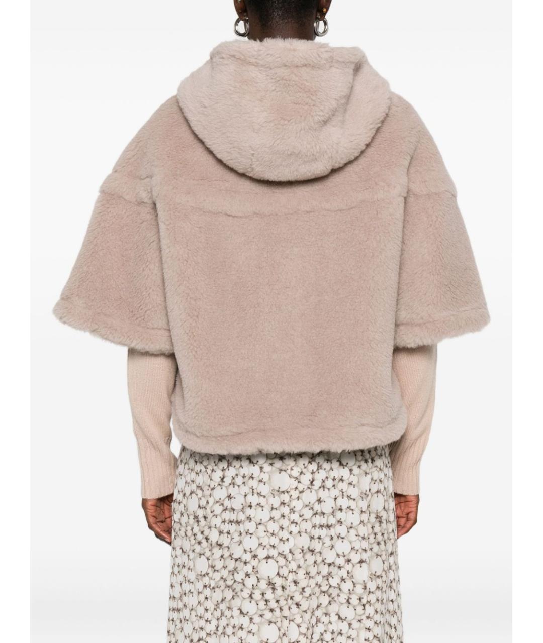 MAX MARA Бежевая шерстяная куртка, фото 5