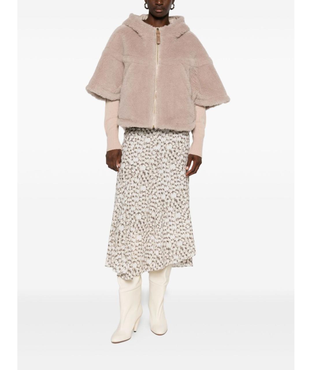 MAX MARA Бежевая шерстяная куртка, фото 2