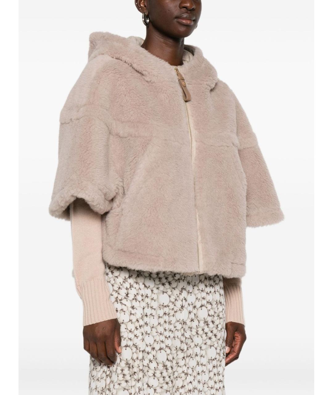 MAX MARA Бежевая шерстяная куртка, фото 3