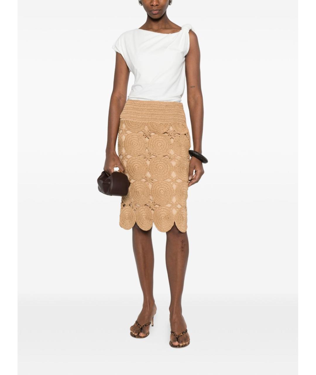 PINKO Белая хлопковая футболка, фото 5