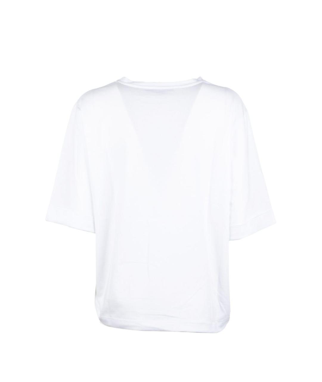 SEVENTY Белая хлопковая футболка, фото 2