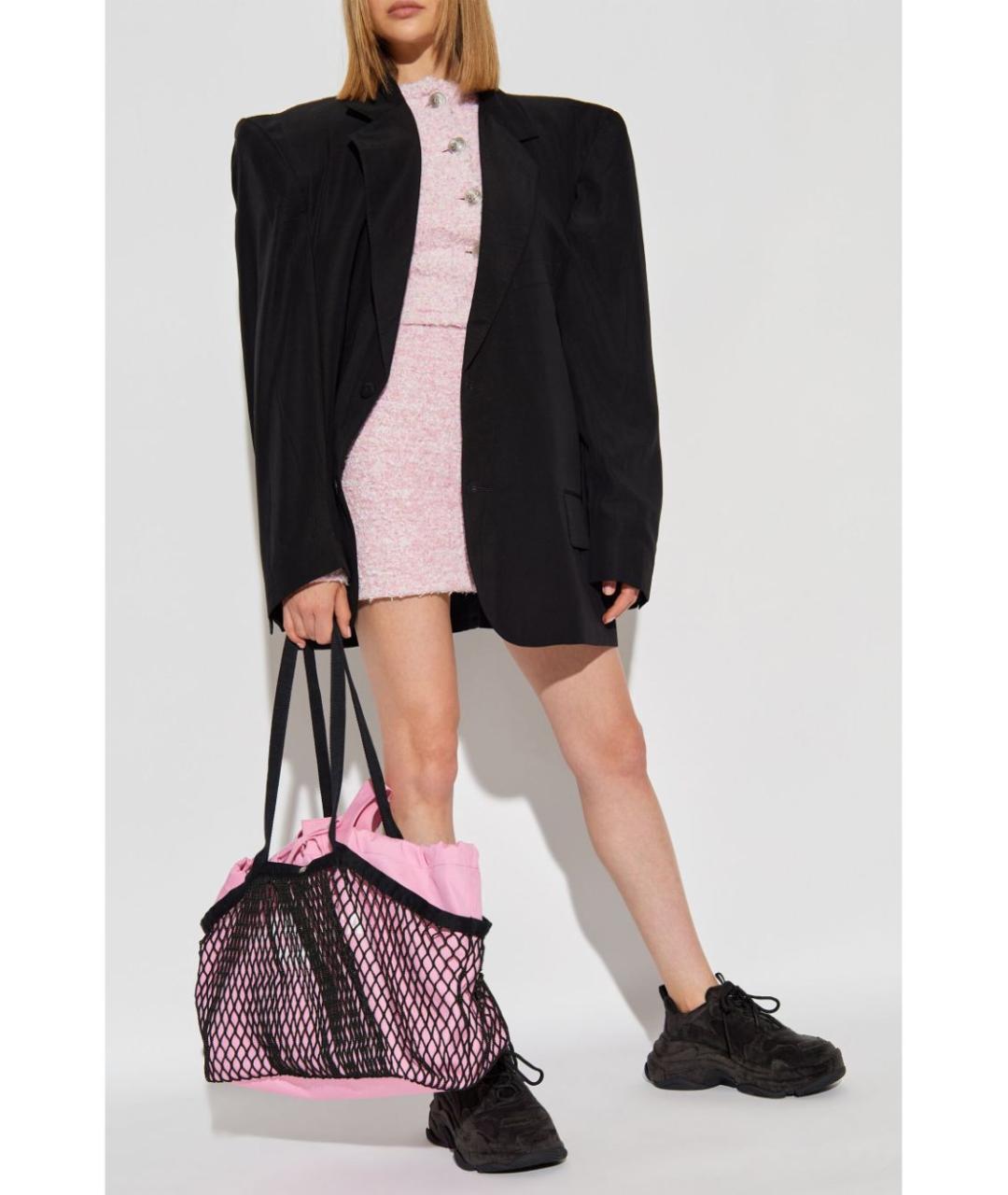 BALENCIAGA Розовый хлопковый кардиган, фото 5