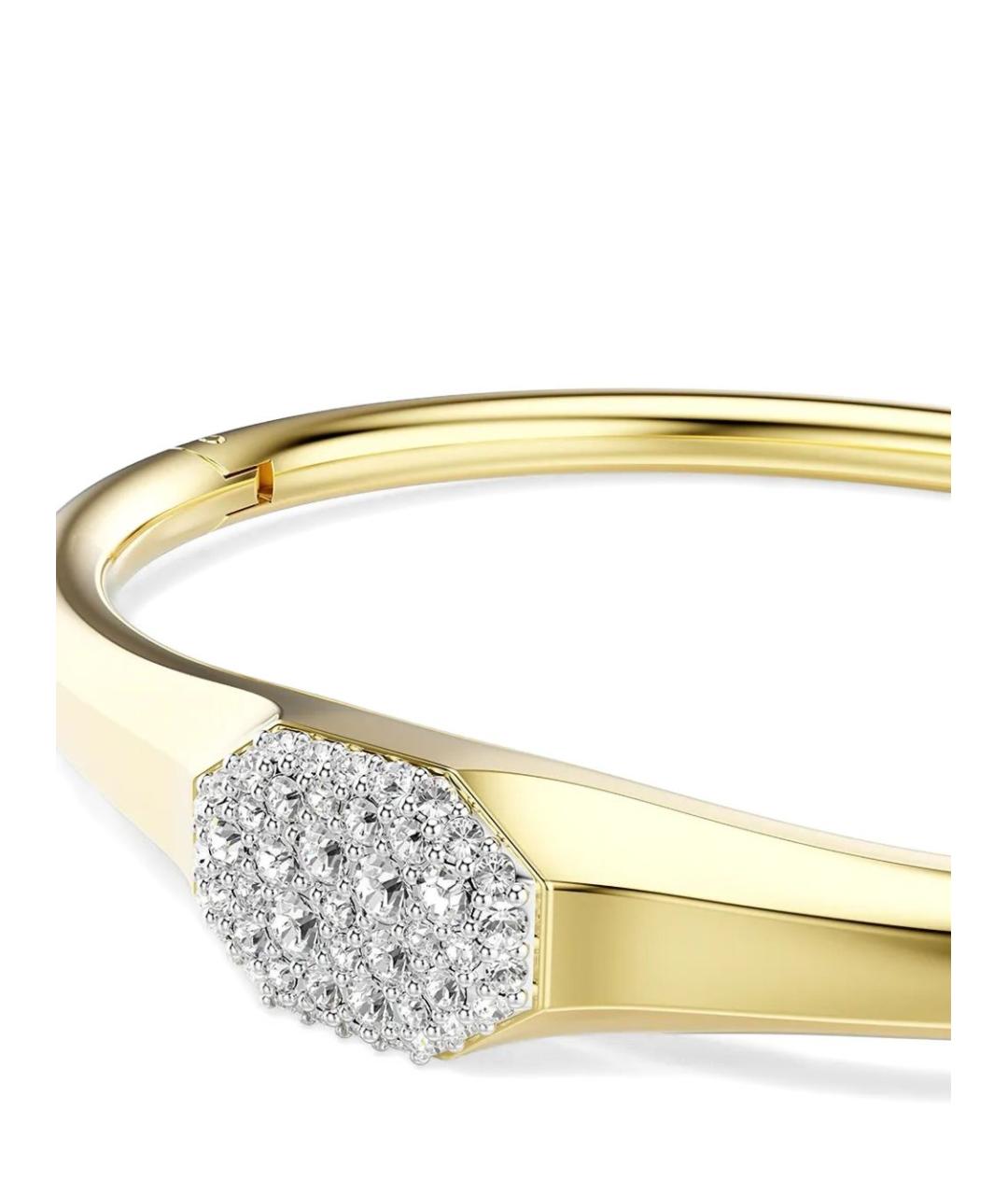 SWAROVSKI Золотой металлический браслет, фото 4