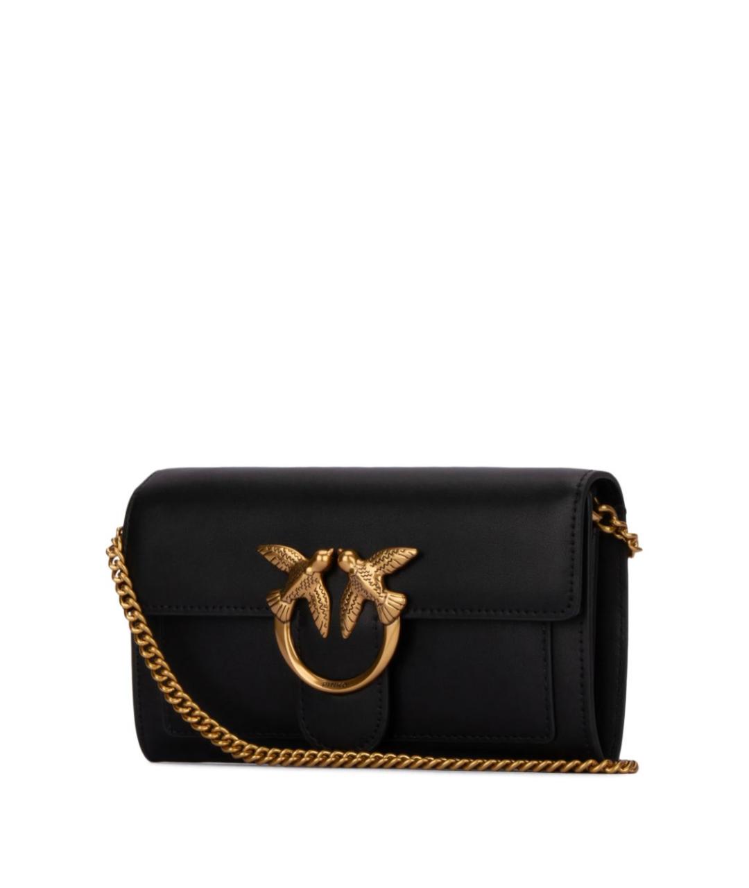 PINKO Черный кожаный кошелек, фото 2