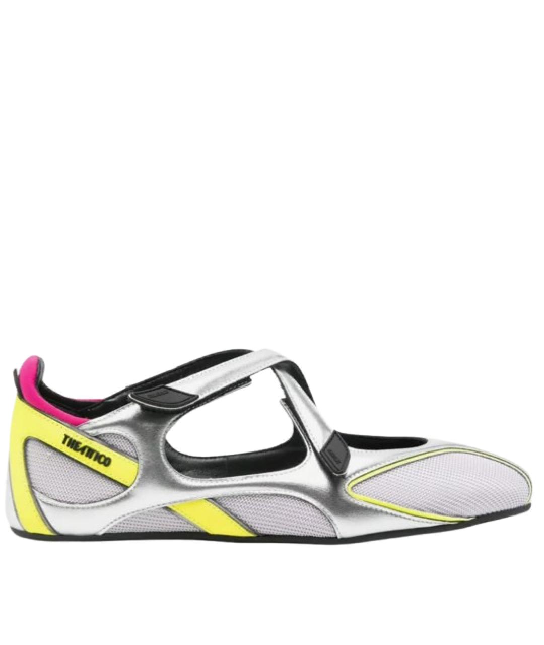 THE ATTICO Мульти текстильные балетки, фото 1