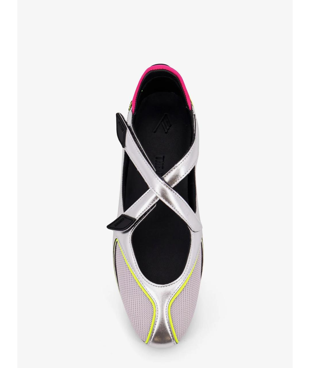 THE ATTICO Мульти текстильные балетки, фото 4