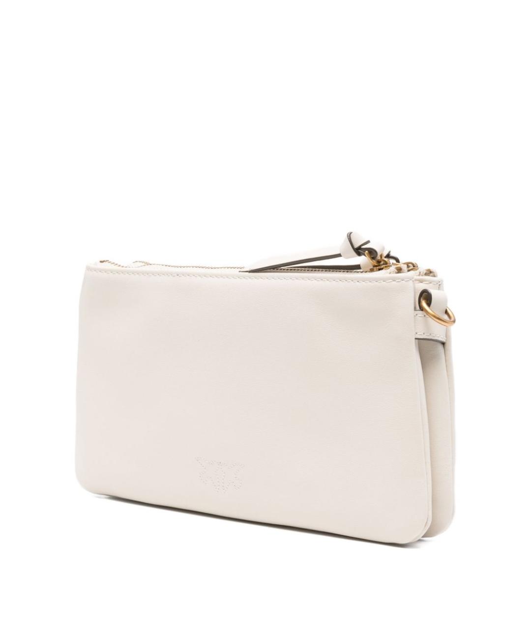 PINKO Белая кожаная сумка через плечо, фото 2