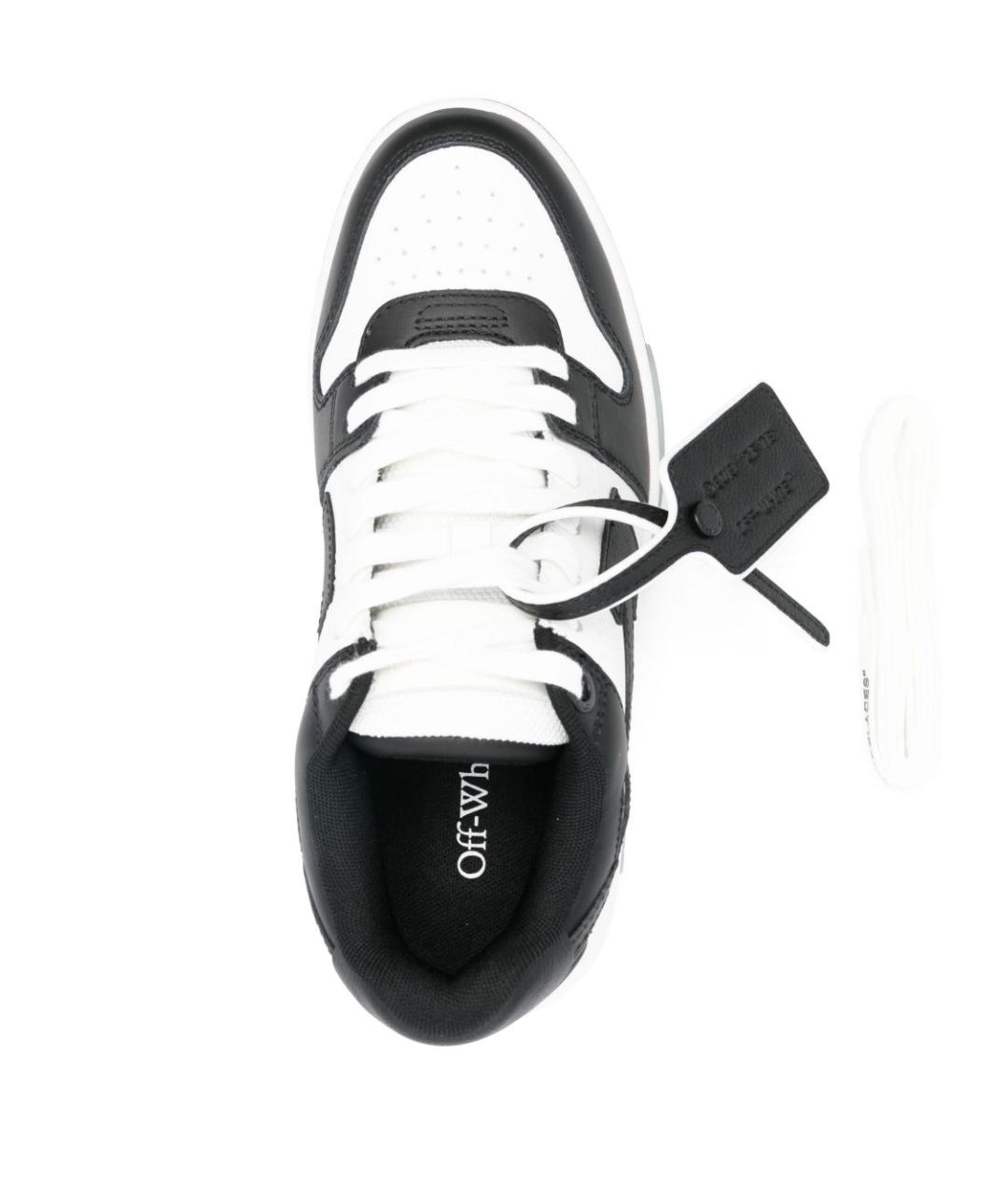 OFF-WHITE Мульти кожаные кеды, фото 3