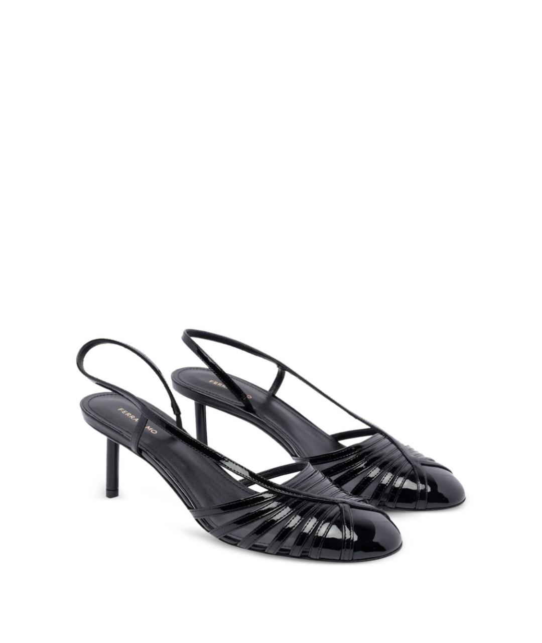 FERRAGAMO Черные туфли, фото 7