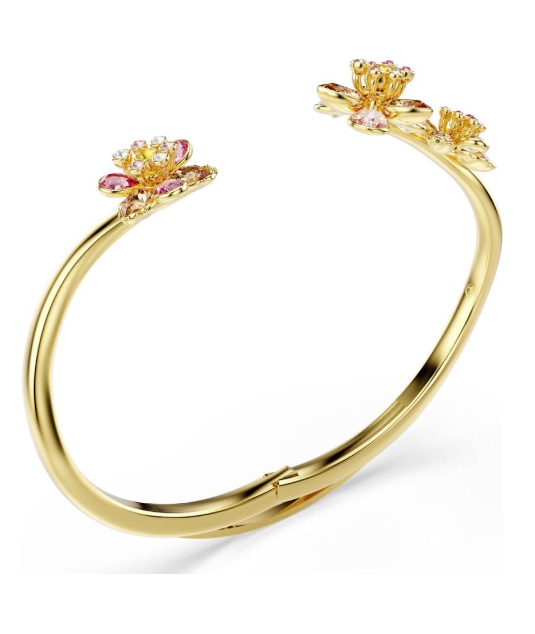 SWAROVSKI Золотой металлический браслет, фото 2