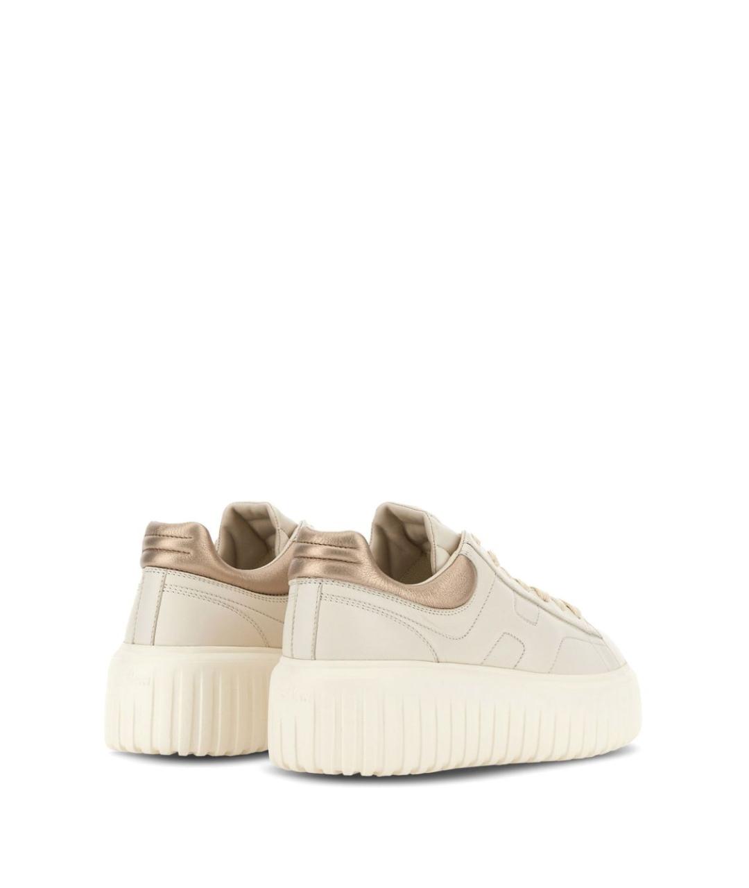 HOGAN Белые кожаные кеды, фото 6