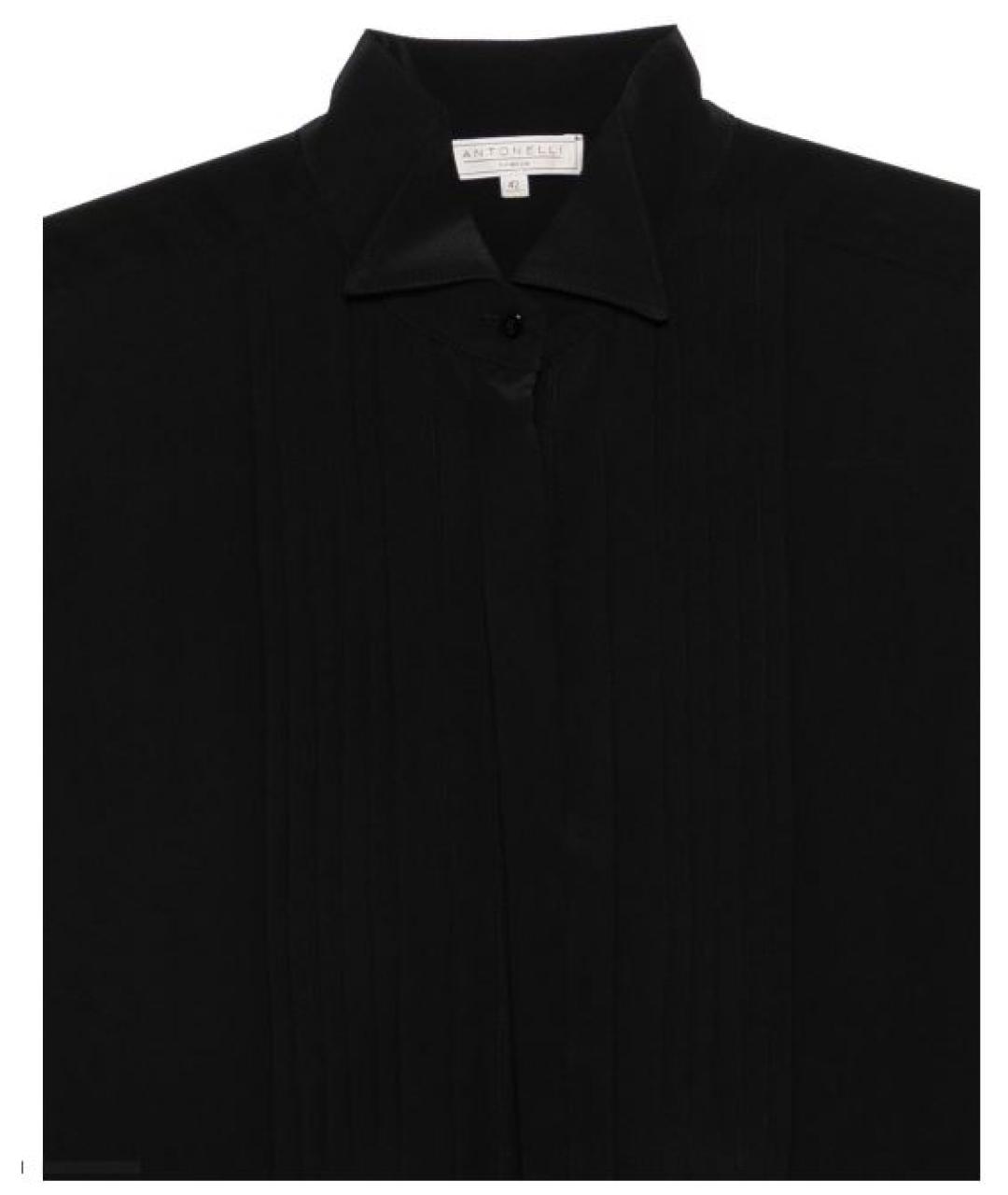 ANTONELLI FIRENZE Черная хлопковая рубашка, фото 2
