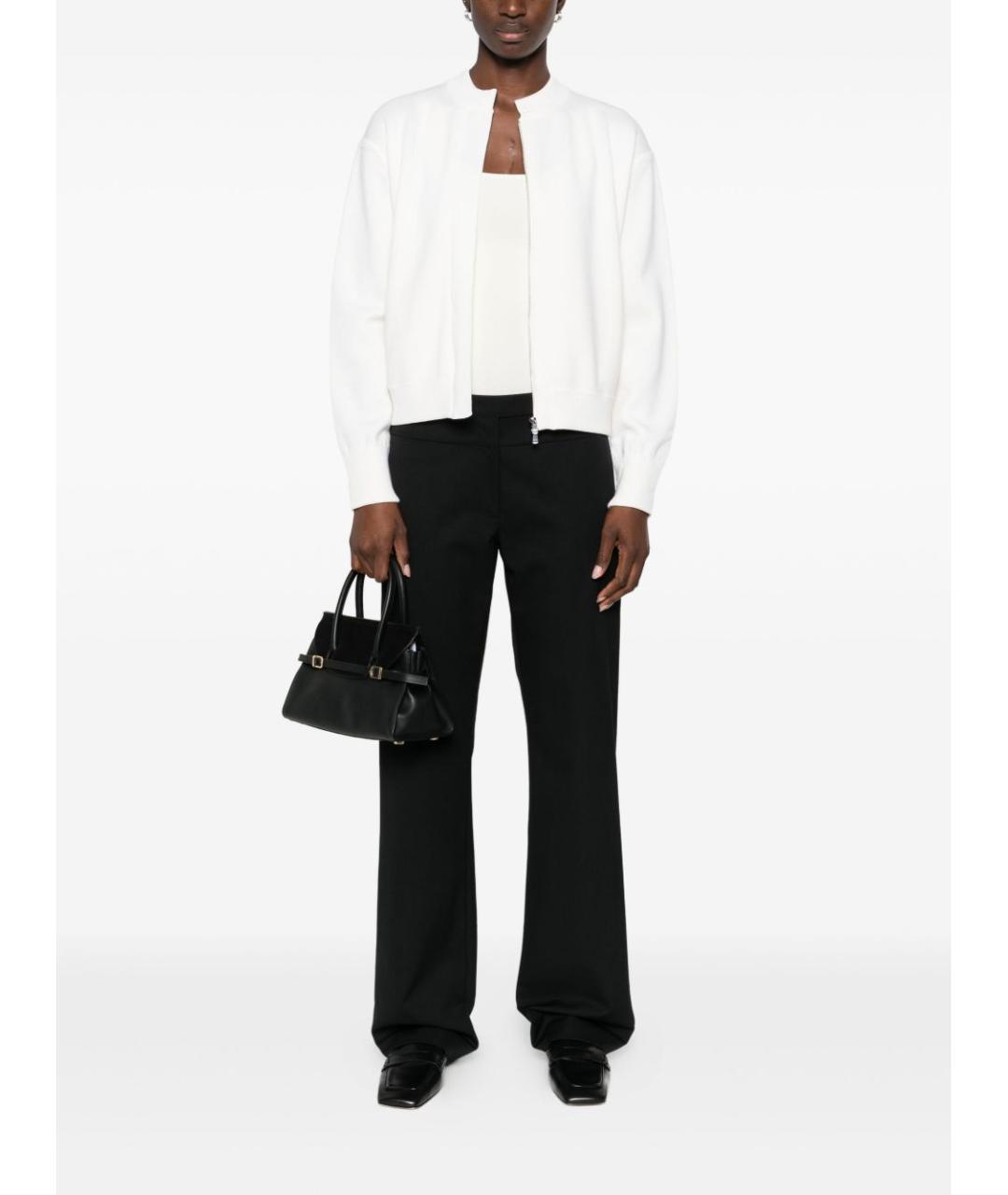 MAX MARA Белый хлопковый джемпер / свитер, фото 4