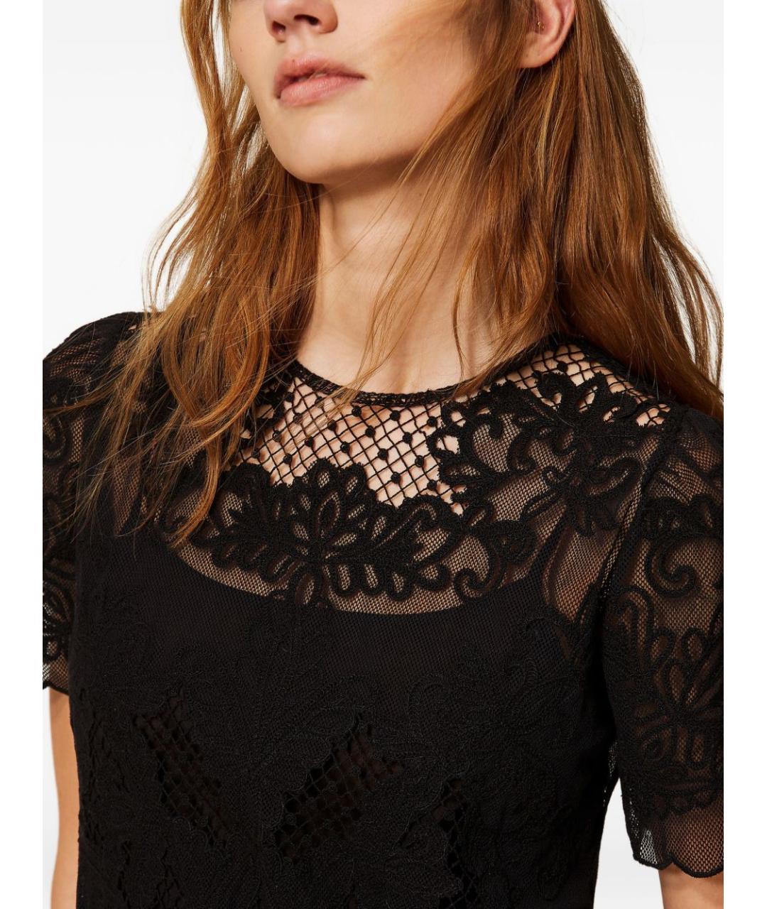 TWIN-SET Черное вечернее платье, фото 4