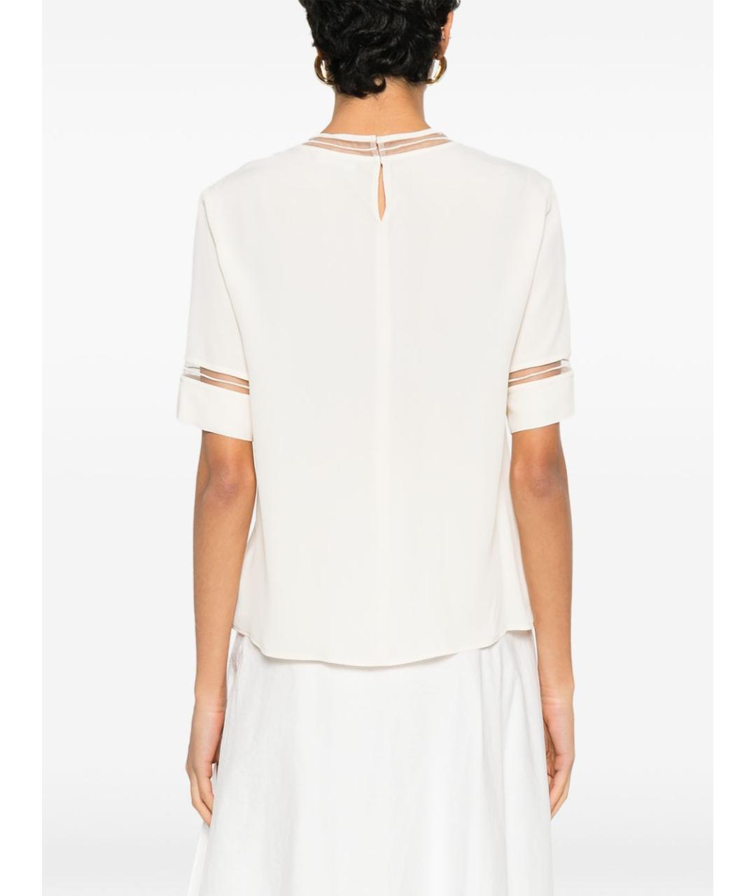 FABIANA FILIPPI Бежевая футболка, фото 4