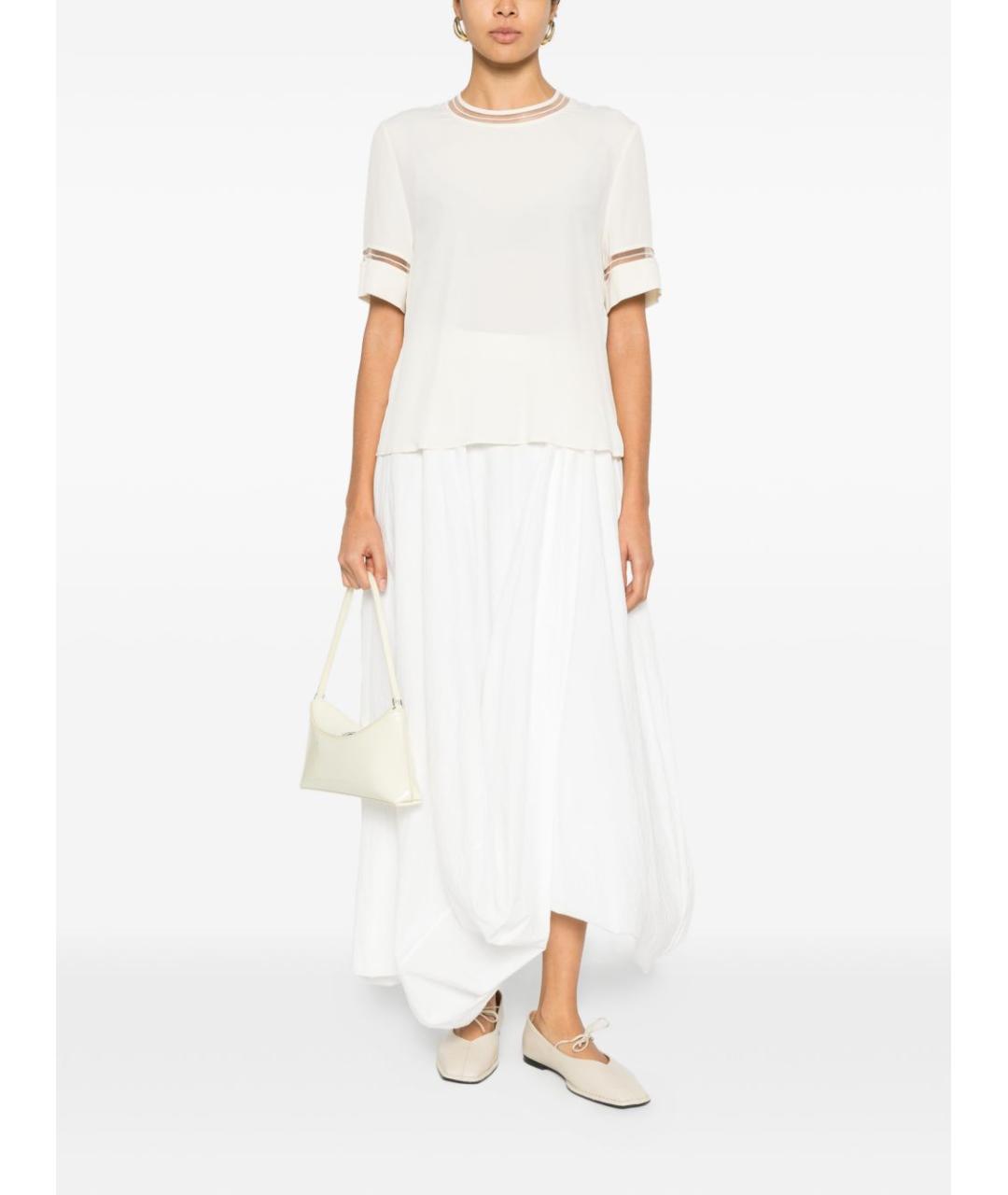 FABIANA FILIPPI Бежевая футболка, фото 3