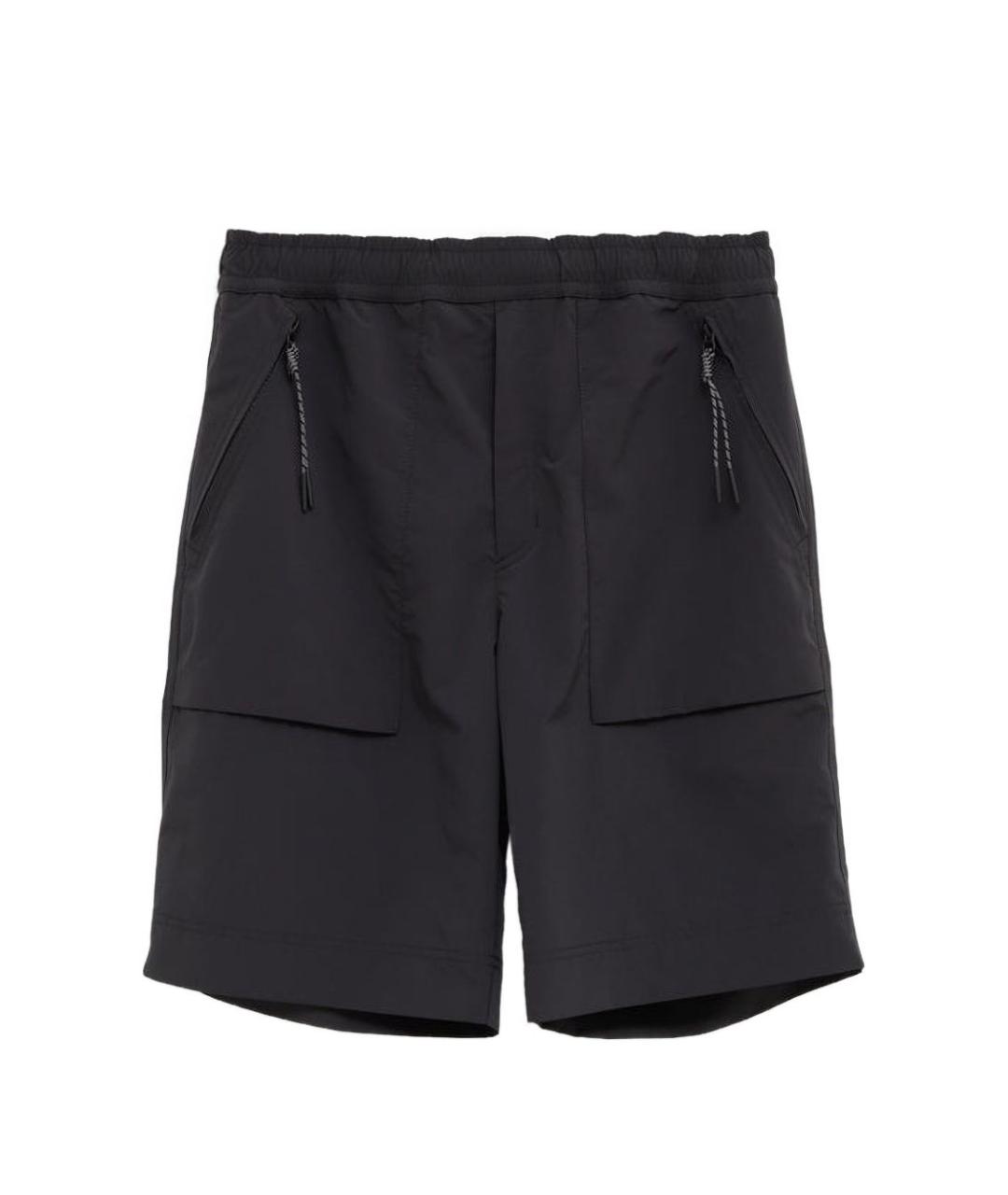 MONCLER GRENOBLE Черные полиамидовые шорты, фото 1
